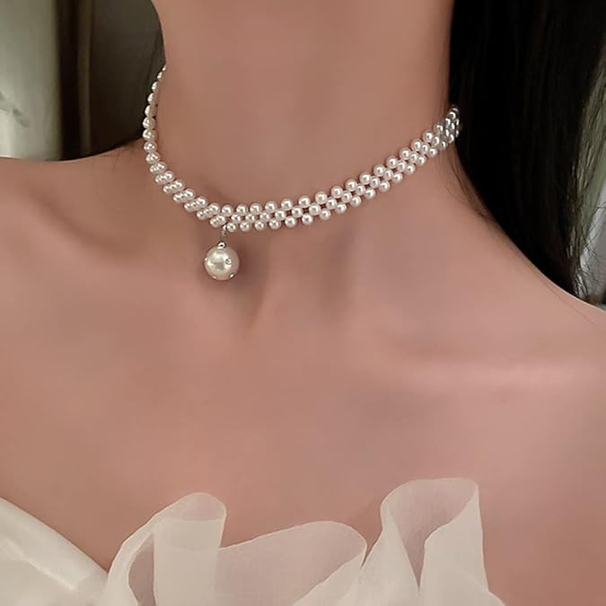 Choker Necklaces Pearls Necklace