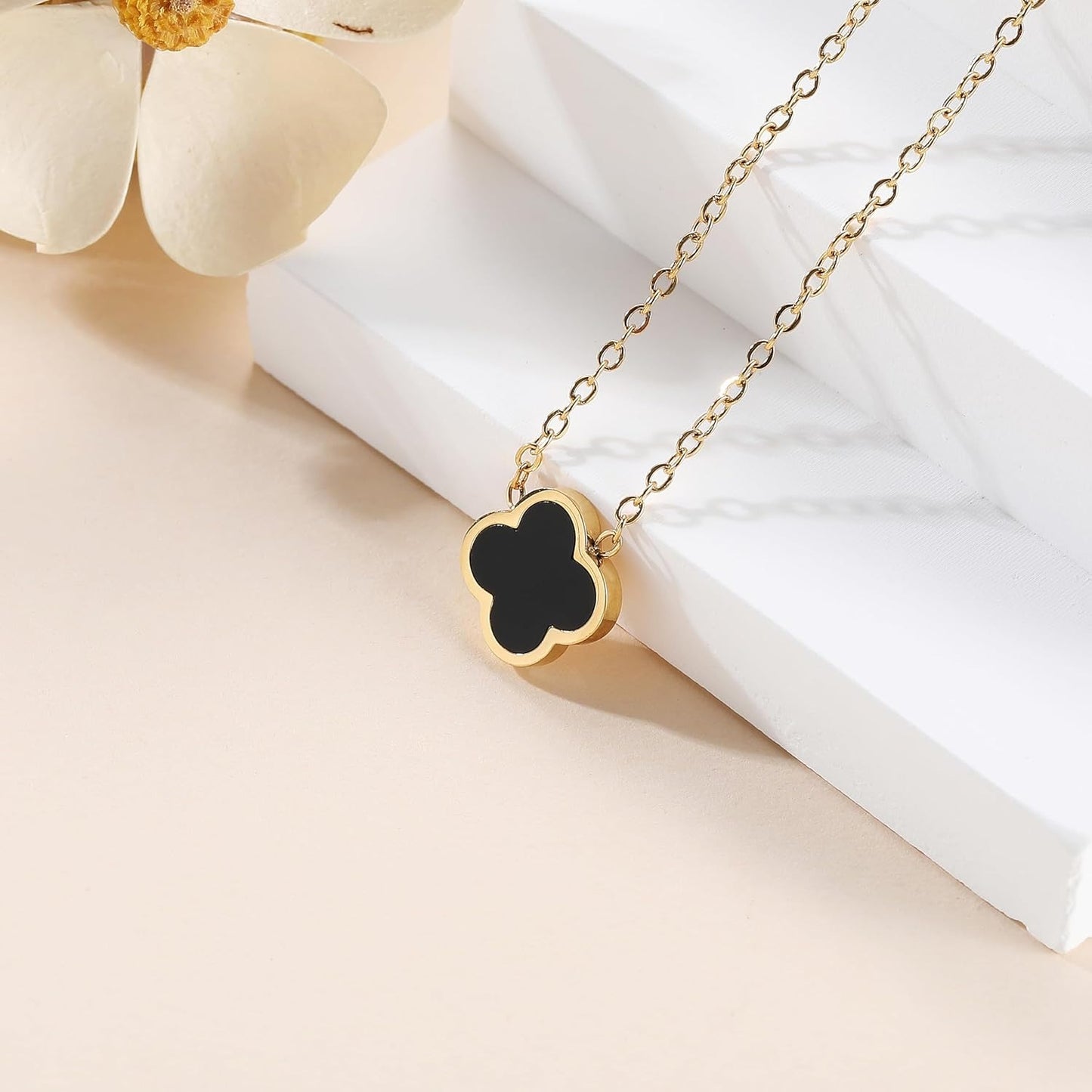 Black Clover Necklace
