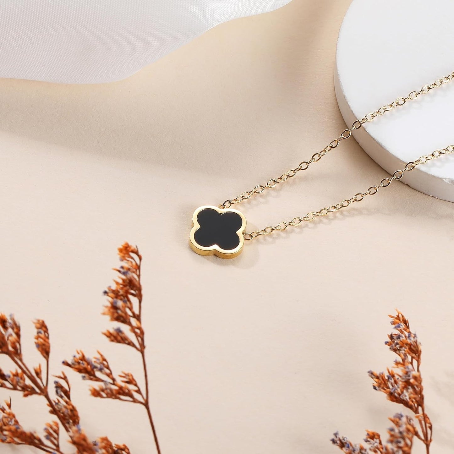 Black Clover Necklace