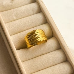 Leafy Adjustable Ring