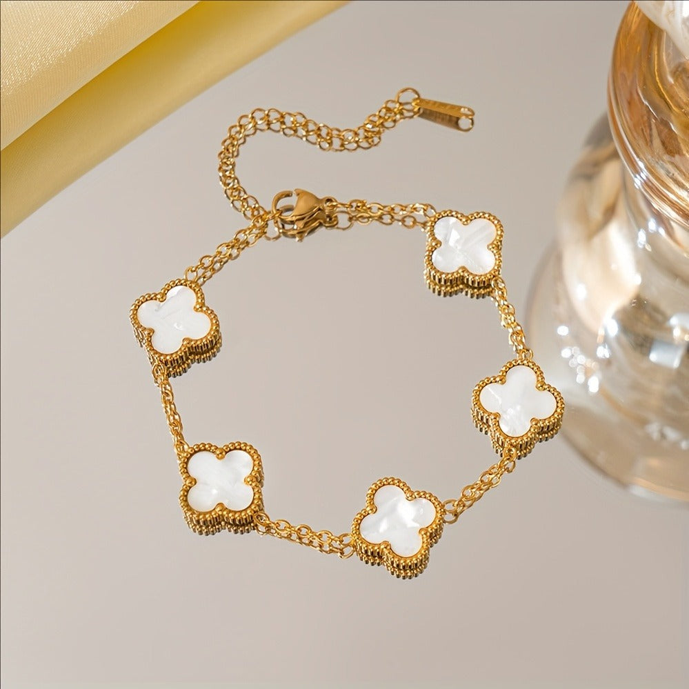 White Clover Bracelet