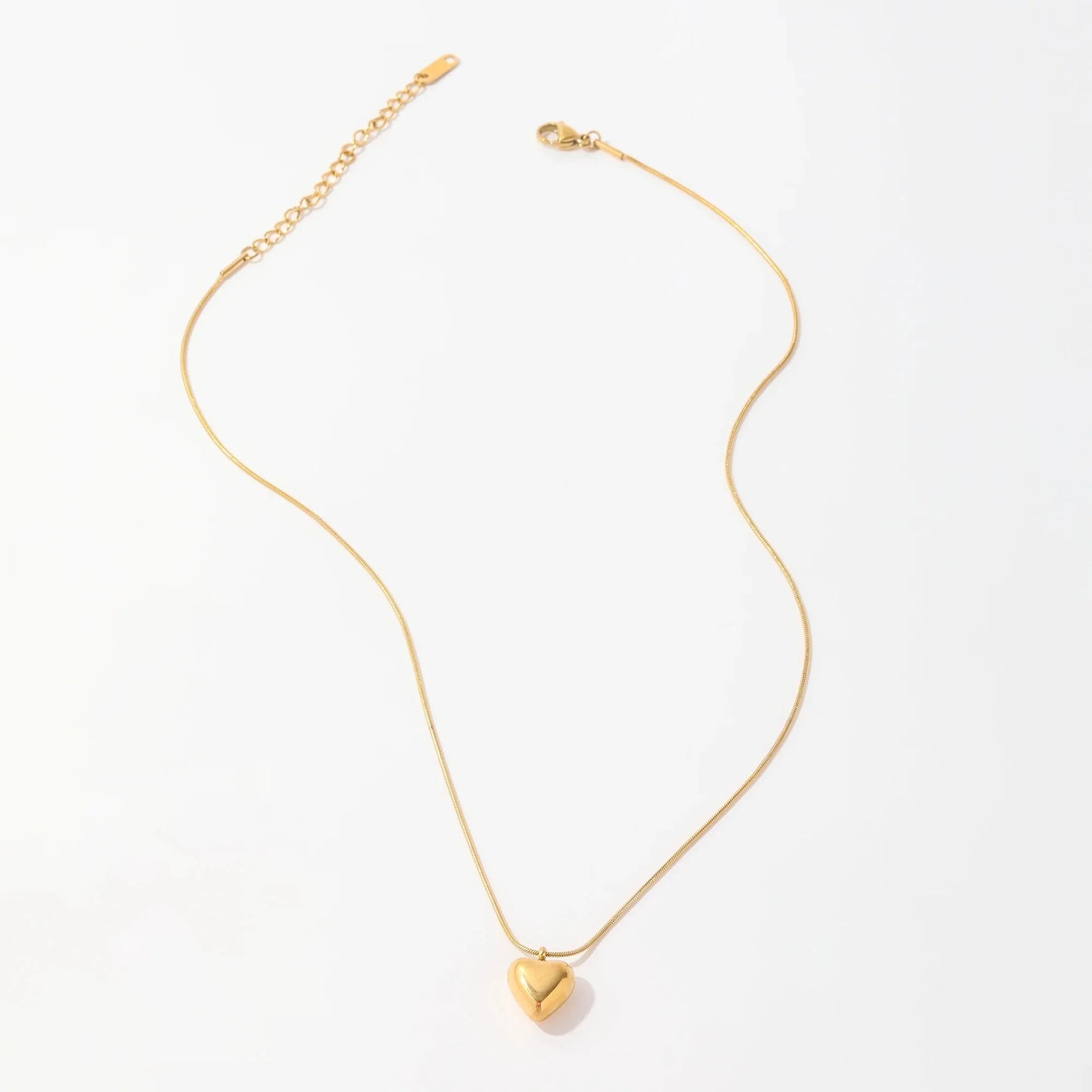 18K Gold Heart Necklace