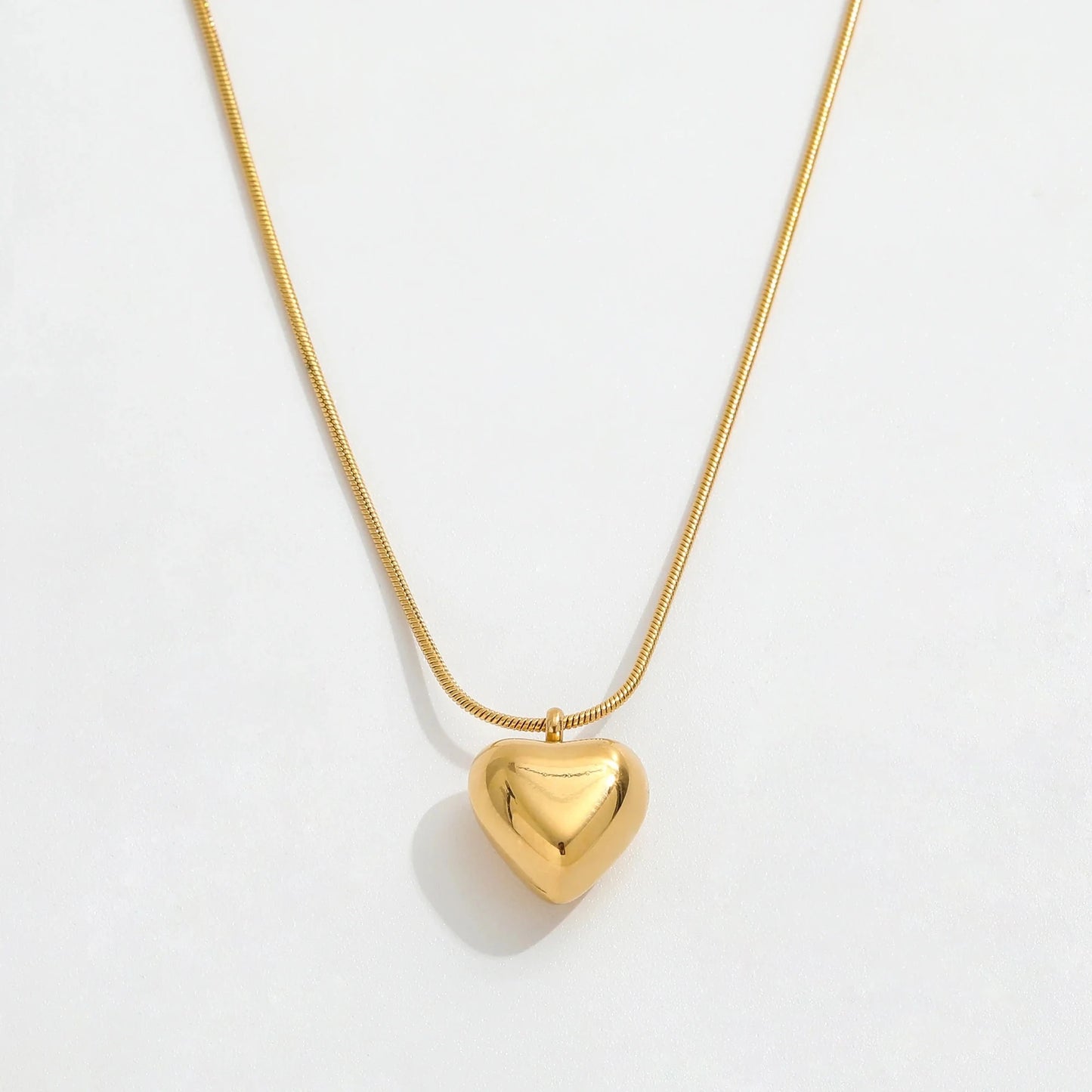 18K Gold Heart Necklace