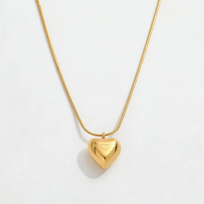 18K Gold Heart Necklace