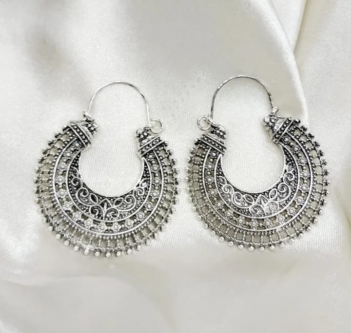 Silver Jhumka 2 pcs