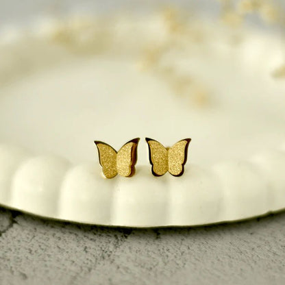 Butterfly 18k Studs