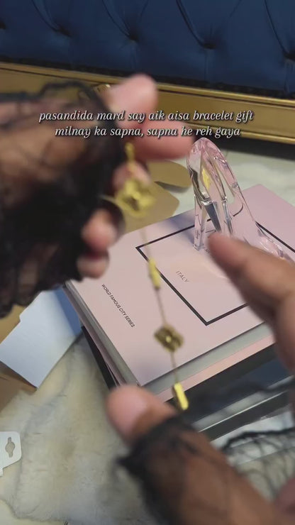 Golden Clover Bracelet